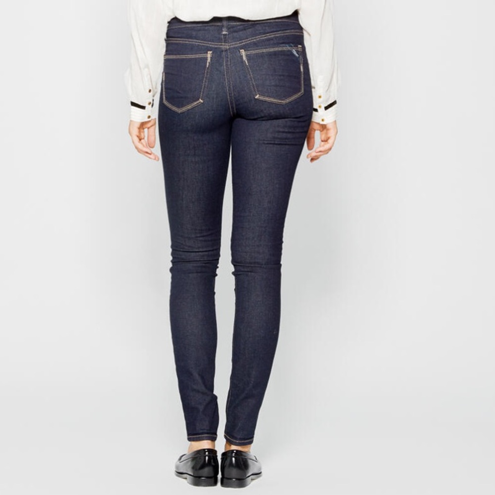 Sz 29/31🇨🇦⭐️Silver Aiko Super Skinny Mid -rise Dark Wash Jeans New Condition